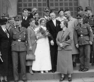 Hochzeit Lidwina und Franz Dennebaum 1937